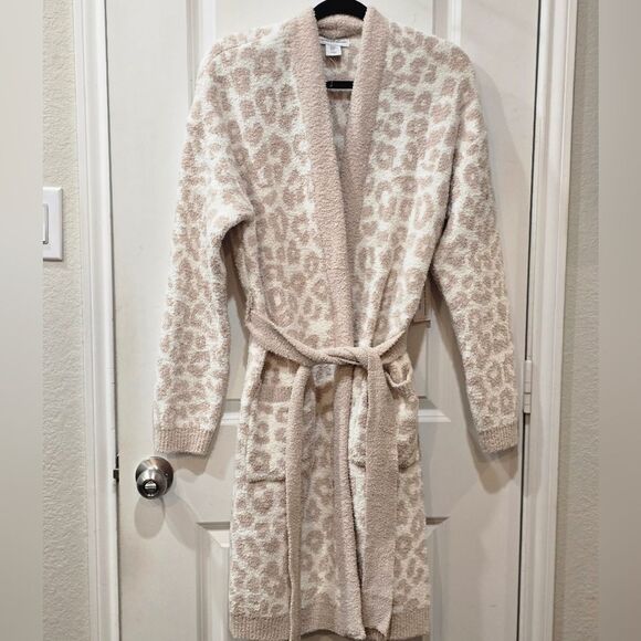 Cupcakes & Cashmere Leopard Print Long L/S Robe - Picture 4 of 6